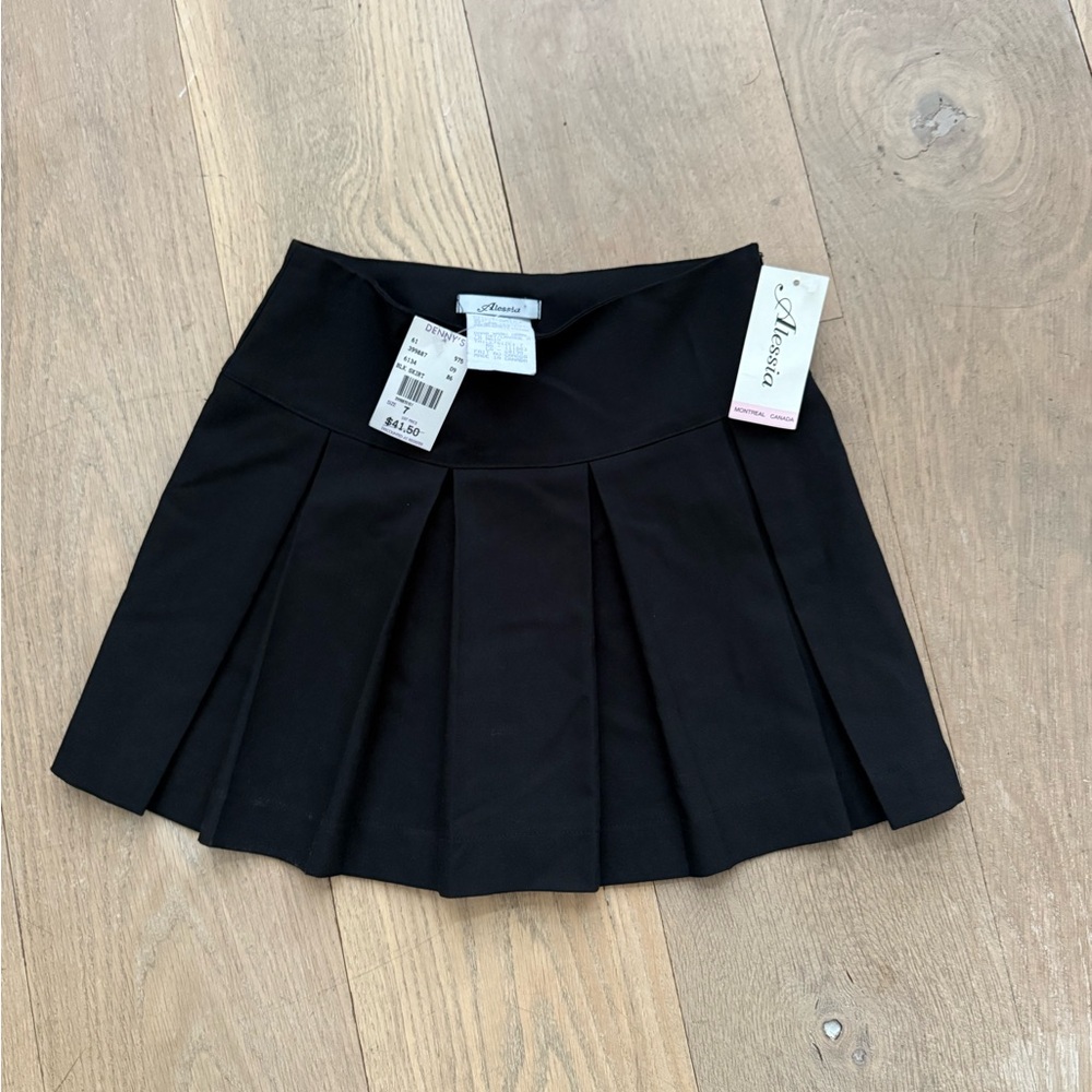 Alessi Black Mini Skirt